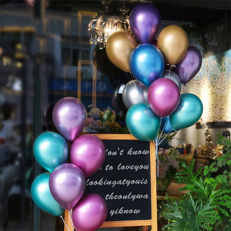 Chrome Balloons | 12 Pack DIY