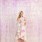 Foil Curtain | Iridescent Pink