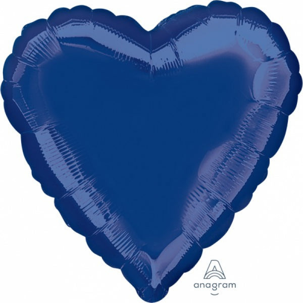 Love Heart Inflated Foil Balloons | Various Colours