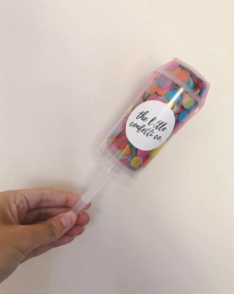 Tissue Paper Rainbow Confetti Popper