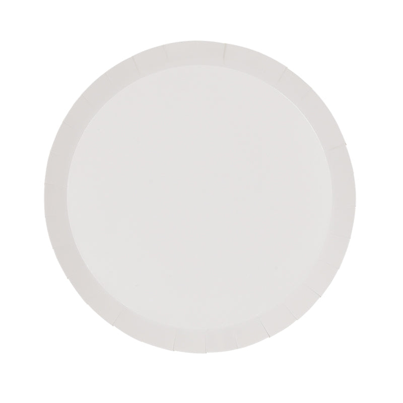 18cm Pastel Paper Snack Plates | Various Colours