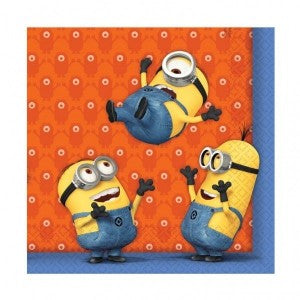 Minions Napkins / Serviettes | Pack of 8