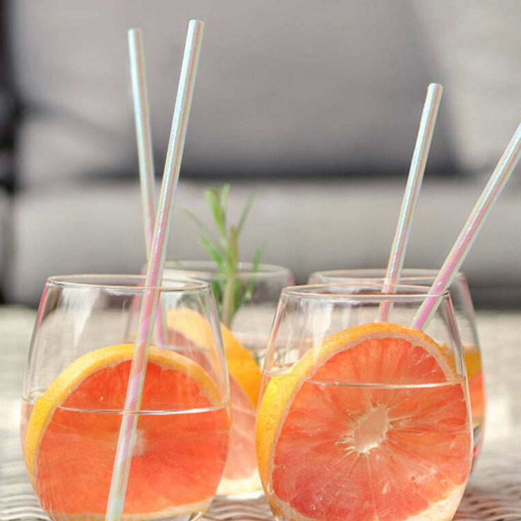 Paper Straws | Iridescent | Pack of 20