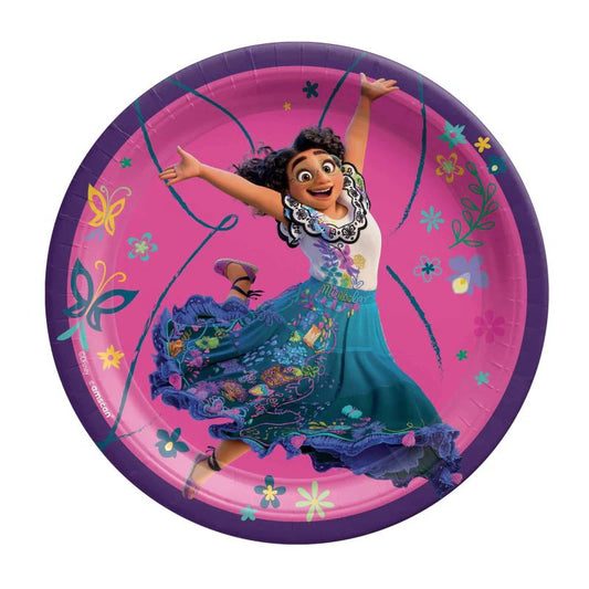 Encanto Disney Paper Dessert Plates 17 cms | Pack of 8