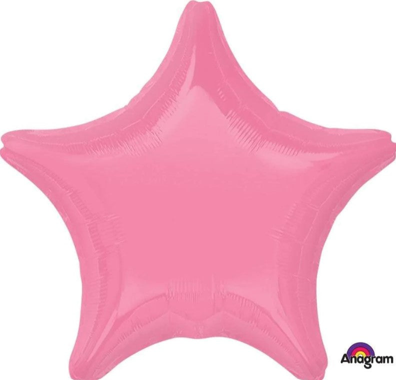 Foil Star Balloon - Pink