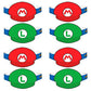 Super Mario Brothers Party Hats