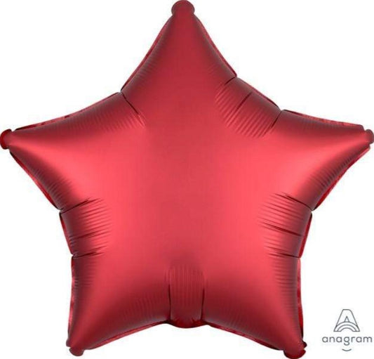 Foil Star Balloon- Red
