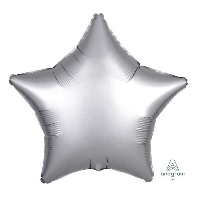 Foil Star Balloon- Silver