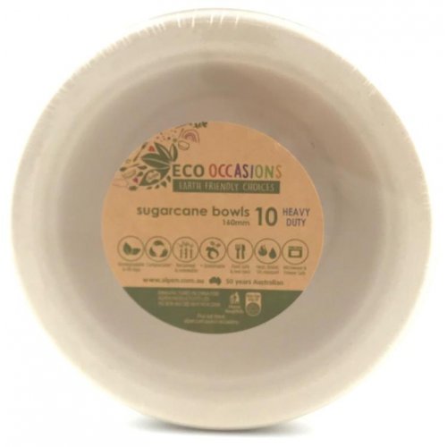 16cm Sugarcane Bowls | Natural