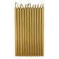 Slim Candles | Metallic Gold