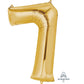 Inflated XL Gold Foil Numbers | 86cm