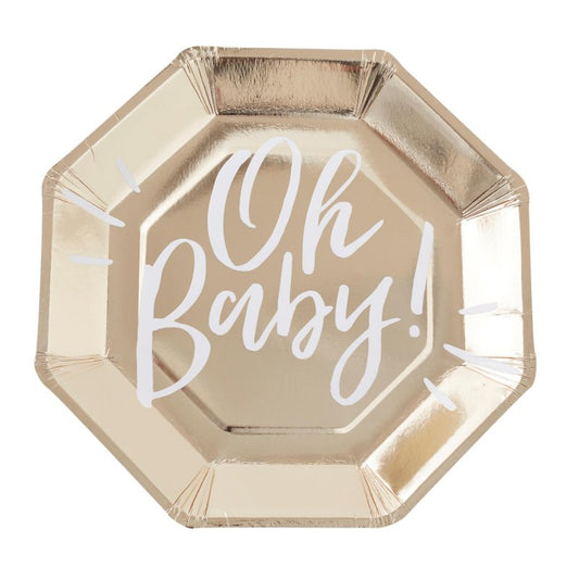 "Oh Baby!" Paper Dinner Plates