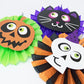 Halloween Paper Fans x3