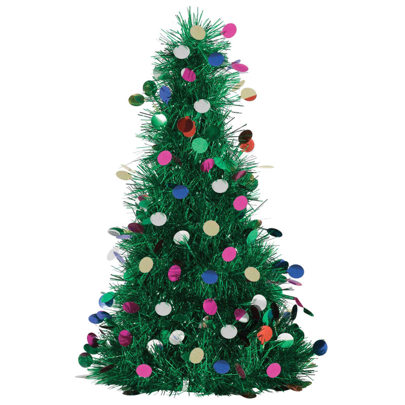 Mini Tinsel Christmas Tree Ornament