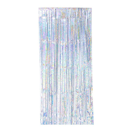 Foil Curtain | Holographic Silver