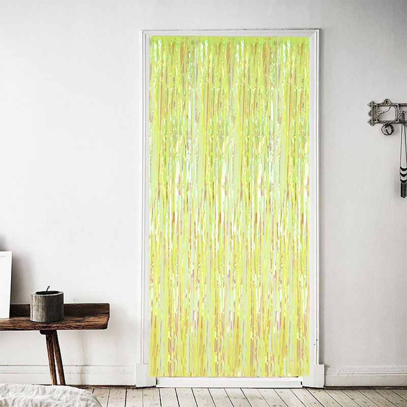 Foil Curtain | Iridescent Yellow