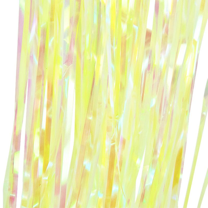 Foil Curtain | Iridescent Yellow