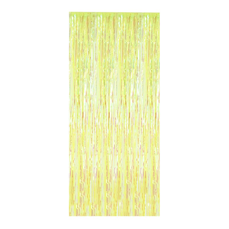 Foil Curtain | Iridescent Yellow