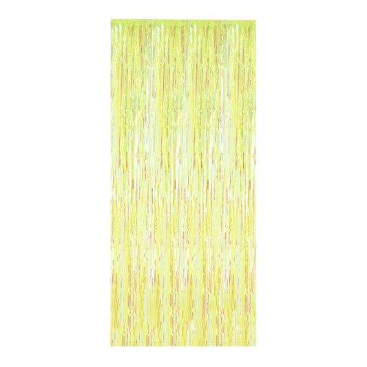 Foil Curtain | Iridescent Yellow