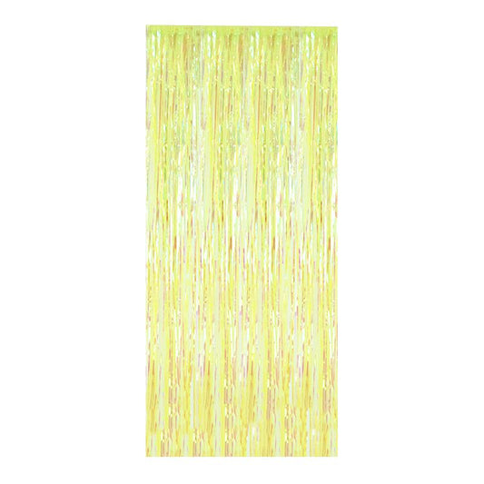 Foil Curtain | Iridescent Yellow