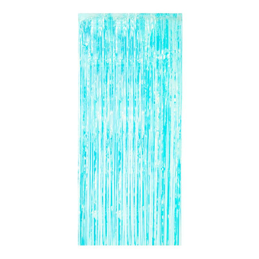 Foil Curtain | Iridescent Blue