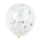 Silver Confetti Balloons