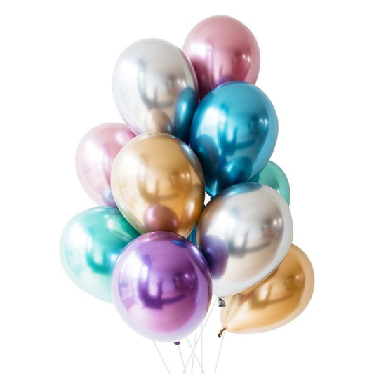 Chrome Balloons | 12 Pack DIY