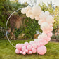 Dreamy Pink, Cream and White Balloon Arch