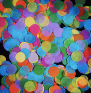 Tissue Paper Rainbow Confetti Popper