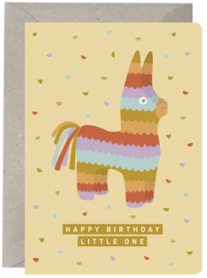 Birthday Card | 'Happy Birthday Little One Piñata'