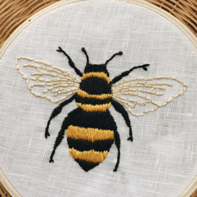 Bumble Bee Embroidery Kit