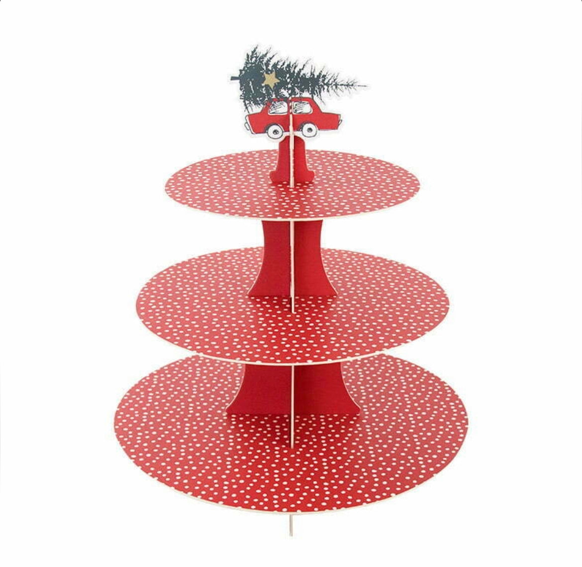 Cupcake stand- Christmas theme
