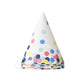 Polka Dots Paper Hats | Pack of 8