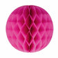 25cm Honeycomb Hanging Decoration | Hot Pink