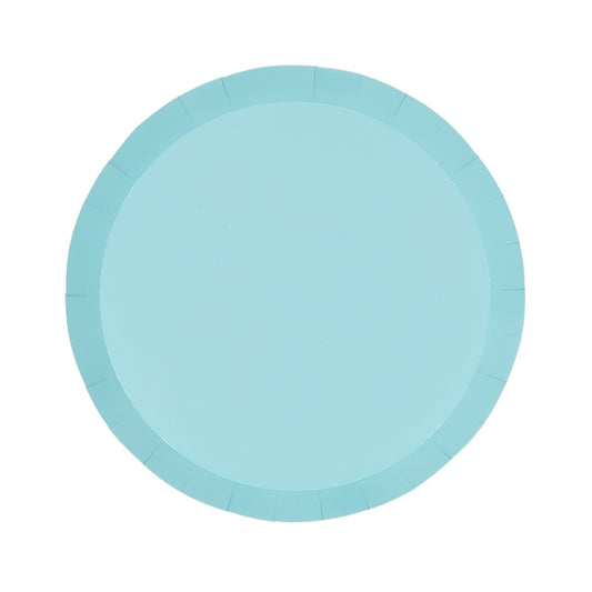 18cm Pastel Paper Snack Plates | Various Colours