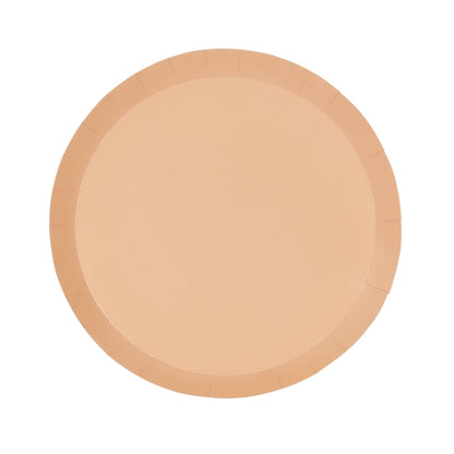 18cm Pastel Paper Snack Plates | Various Colours