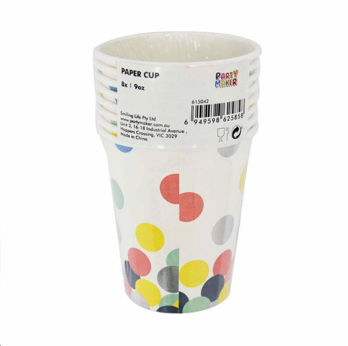Paper Drinking Cups | Polk Dots