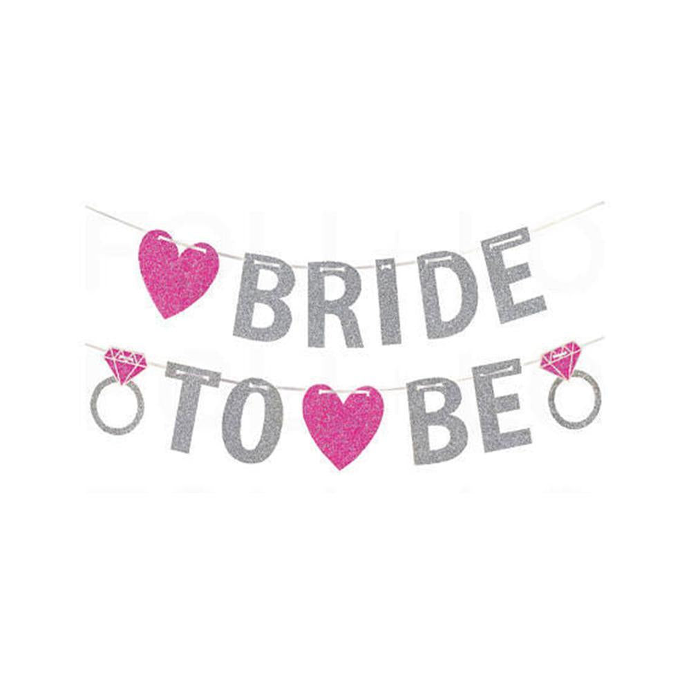 ‘Bride to Be’ Glitter Banner