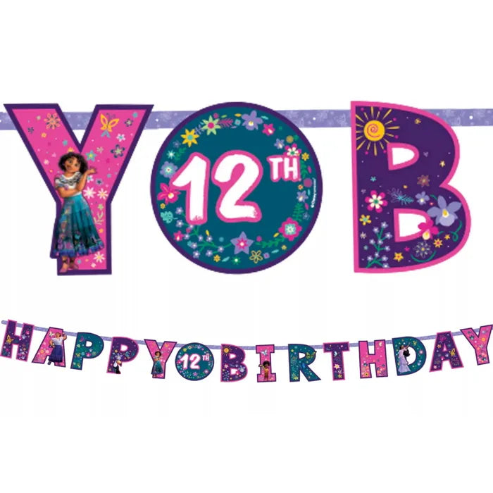 Encanto Banner | Happy Birthday | Jumbo Letter Banner Kit