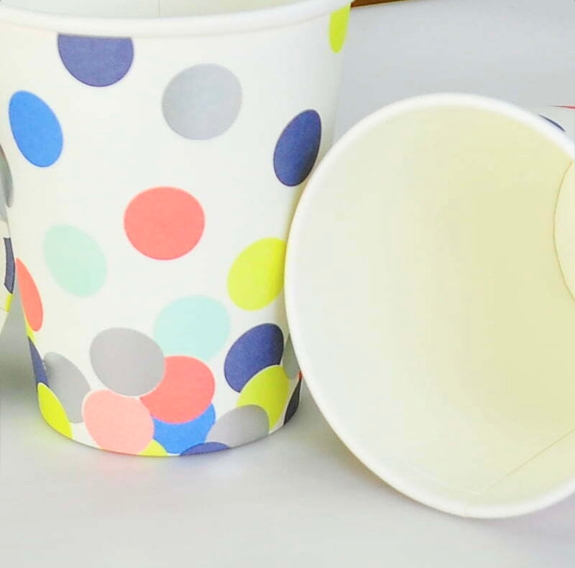 Paper Drinking Cups | Polk Dots