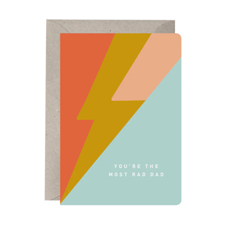 Greeting Card: 'You’re the most rad Dad’