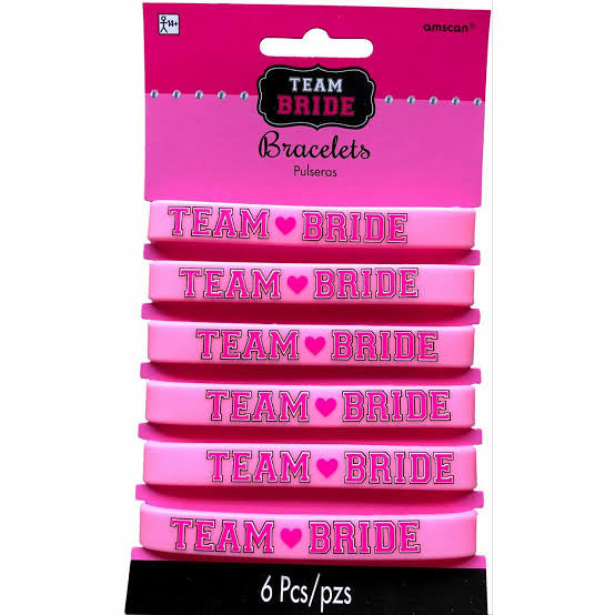 ‘Team Bride’ Bracelets | Pack of 6