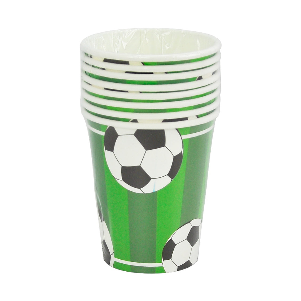 Soccer Paper Drinking Cups | Pack of 8