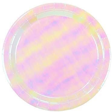 Metallic Paper Dinner Plates | Various Colours