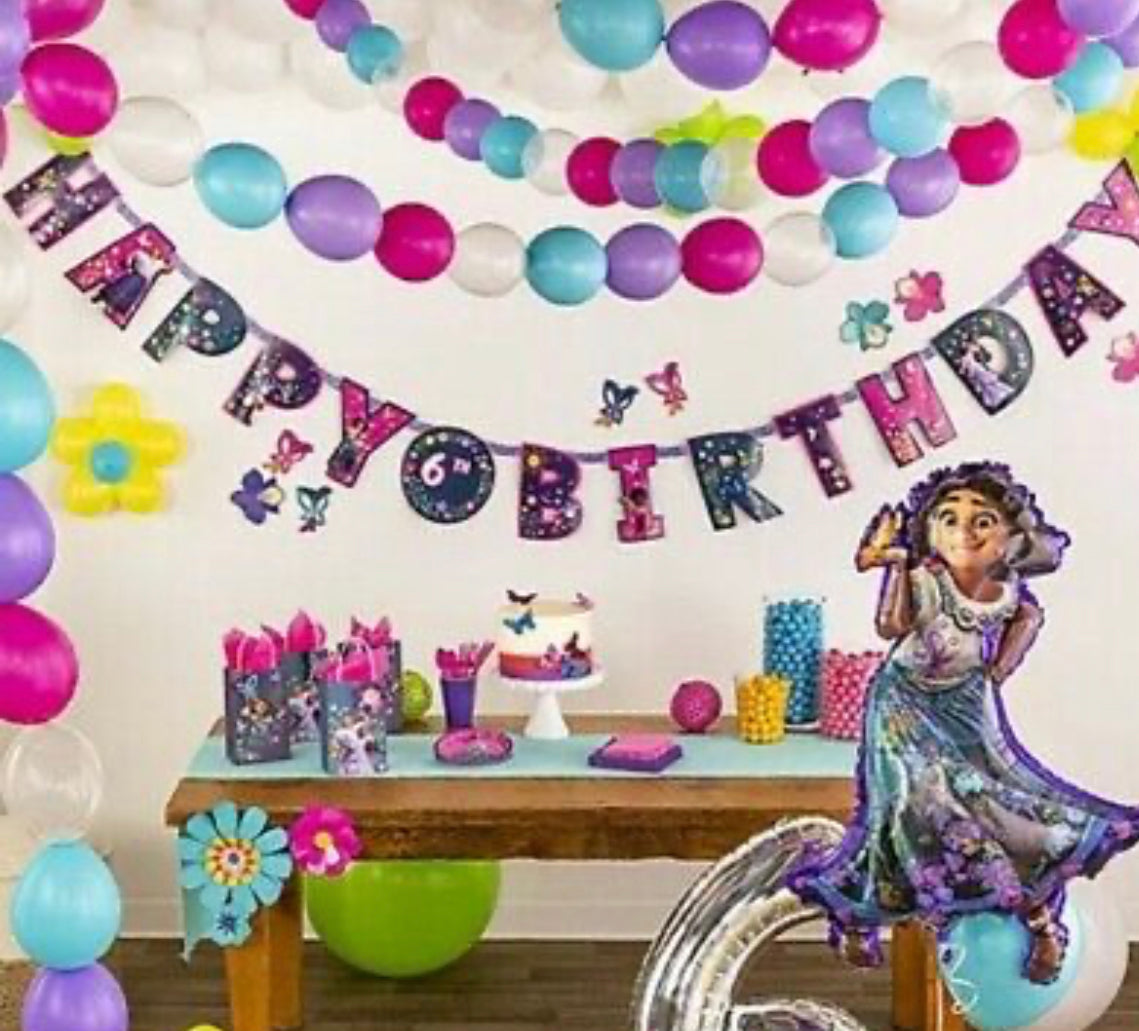 Encanto Banner | Happy Birthday | Jumbo Letter Banner Kit