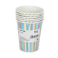 Iridescent Silver Paper Drinking Cups