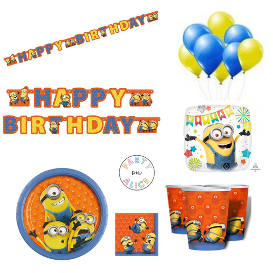 Minions Despicable Me Birthday Pack