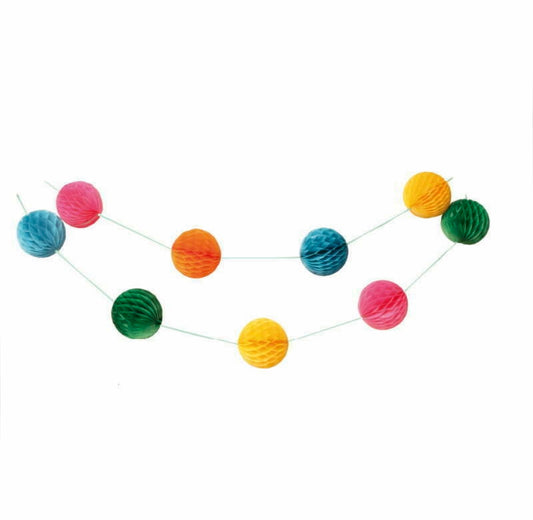 Honeycomb Garland | Multicoloured