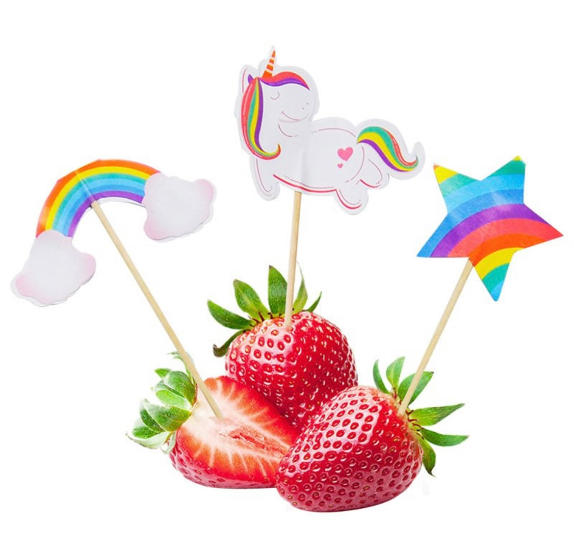 Unicorn Picks | 45  Pieces | Cake Toppers