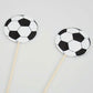 Soccer Cake Picks | 8 Pieces